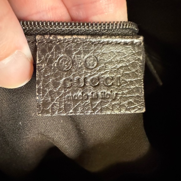 EUC Gucci Marrakech dark brown leather shoulder bag - Picture 9 of 12